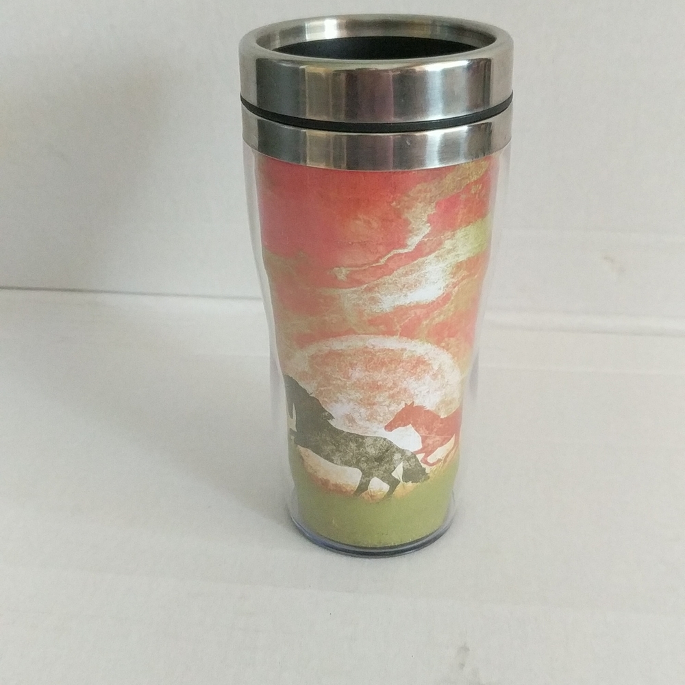 Insulated Stainless steel mug NWOT 🐴